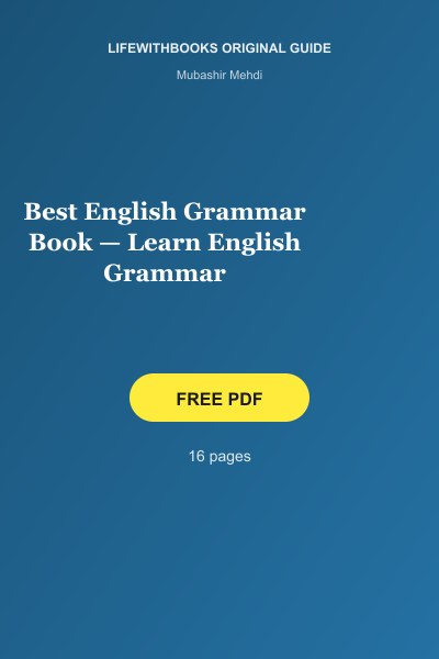 Best English Grammar Book — Learn English Grammar cover