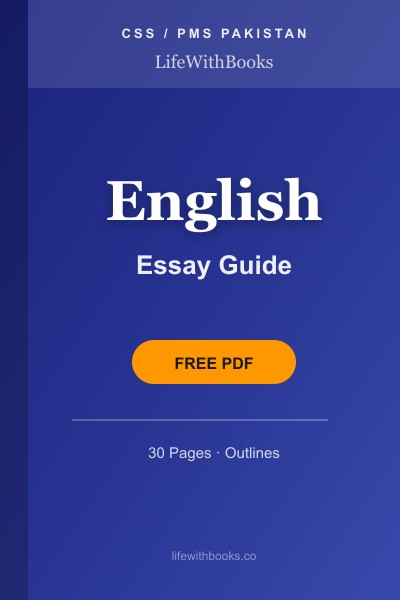 CSS PMS English Essay Guide cover