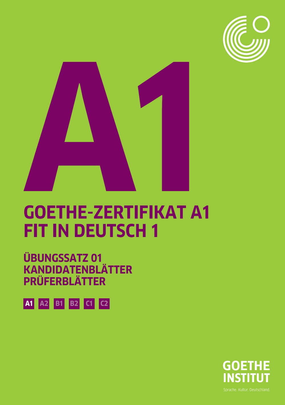 Goethe-Zertifikat A1 — Fit in Deutsch 1 Übungssatz 01 cover