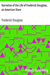 Narrative of the Life of Frederick Douglass cover