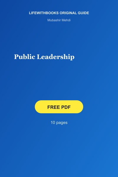 Public Leadership cover
