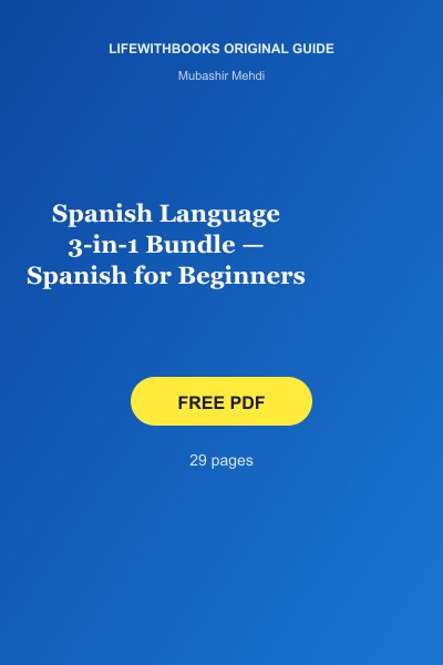 Spanish Language 3-in-1 Bundle — Spanish for Beginners cover